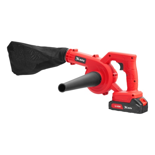 Воздуходувка-пылесос акк. портативная, LB-185, 35 м/с, 170 м3/ч, Li-Ion, 20 В MTX фото 5