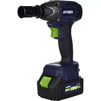Аккумуляторный бесщеточный гайковерт AYGER с одним аккумулятором 4 Ah APW18BL4
