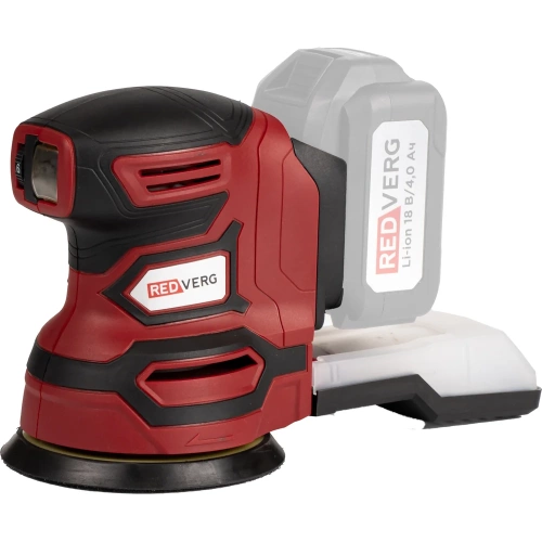 Машина плоско-шлифовальная эксцентриковая аккумуляторная REDVERG RD-OS18/U2 (без акк, без з/у) 00006686416 фото 6