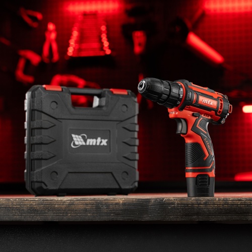 Дрель-шуруповерт аккумуляторная CDS-12, Li-Ion, 12 В// MTX фото 25