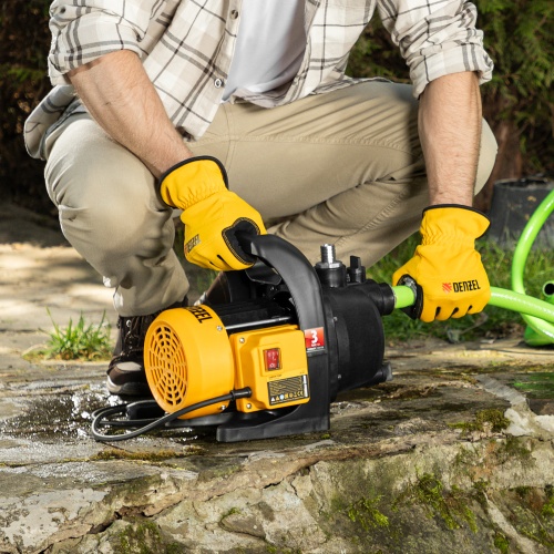 Садовый поверхностный насос GPL600, 600 Вт, 3000 л/ч, подъем 35 м, пластик Denzel фото 20