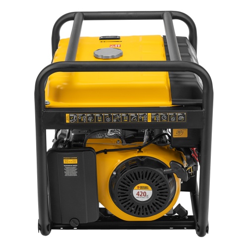 Генератор бензиновый PS 80 E-3, 6.6 кВт, 400 В, 25 л, электростартер Denzel фото 8