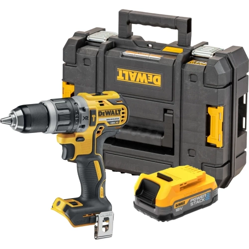 Аккумуляторная ударная дрель-шуруповерт Dewalt DCD796E1T, 18 В, 2000 об/мин, 34000 уд/мин, с АКБ 1.7 Ач в кейсе TSTAK () DCD796E1T-XJ DCD796E1T-QW Аккумуляторная ударная дрель-шуруповерт Dewalt DCD796E1T, 18 В, 2000 об/мин, 34000 уд/мин, с АКБ 1.7 Ач в кейсе TSTAK () DCD796E1T-XJ DCD796E1T-QW