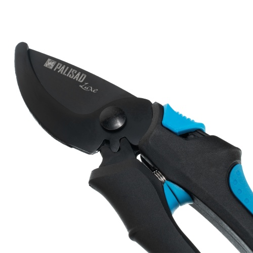Секатор прямого реза, 215 мм, двухкомпонентные рукоятки, Luxe, Palisad фото 5