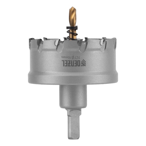 Коронка по металлу твердосплавная, 70 мм Denzel фото 4