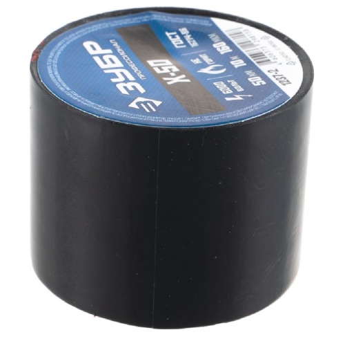 Изолента ПВХ Зубр Х-50 1237-2 10000х50 мм черная