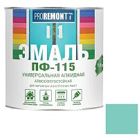 Эмаль Proremontt ПФ-115 RAL 6027 мятная 1,9 кг