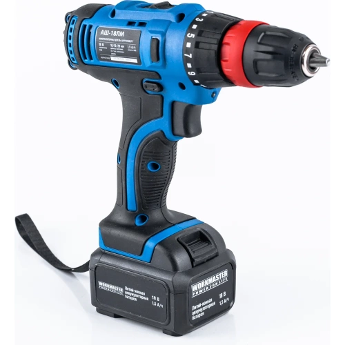 Аккумуляторная дрель-шуруповерт WorkMaster АШ-18ЛМ фото 4
