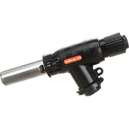 Газовая насадка-горелка Bohrer Мастер вентиль, с пьезоподжигом, для газового баллончика 89101045 Газовая насадка-горелка Bohrer Мастер вентиль, с пьезоподжигом, для газового баллончика 89101045