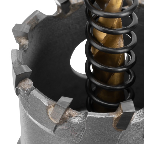 Коронка по металлу твердосплавная, 35 мм Denzel фото 7