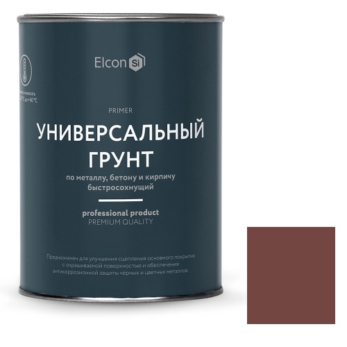 Грунтовка Elcon Primer красно-коричневая 0,8 кг