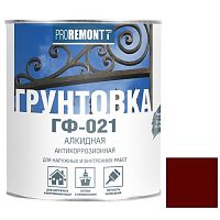 Грунтовка Лакра Proremontt ГФ-021 красно-коричневая 1,8 кг