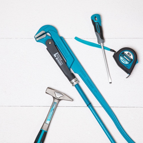 Ключ трубный рычажный 2, №3, цельнокованый, CrV, тип "L" Gross фото 6