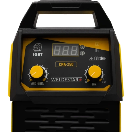Инвертор сварочный WELDESTAR СИА-250 МАСТЕР (220В, 250А, ПВ60, 8,6кВт) (+электроды) ws250 фото 5 Инвертор сварочный WELDESTAR СИА-250 МАСТЕР (220В, 250А, ПВ60, 8,6кВт) (+электроды) ws250 фото 5