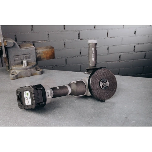 Угловая шлифмашина аккумуляторная Debever с бесщёточным двигателем, 125 мм, 20В, 3000 -10000 об/мин, 2,2 кг; в компл. АКБ 4,0 а/ч; з/у 2,0 а/ч DBE-9322BKIT фото 8 Угловая шлифмашина аккумуляторная Debever с бесщёточным двигателем, 125 мм, 20В, 3000 -10000 об/мин, 2,2 кг; в компл. АКБ 4,0 а/ч; з/у 2,0 а/ч DBE-9322BKIT фото 8