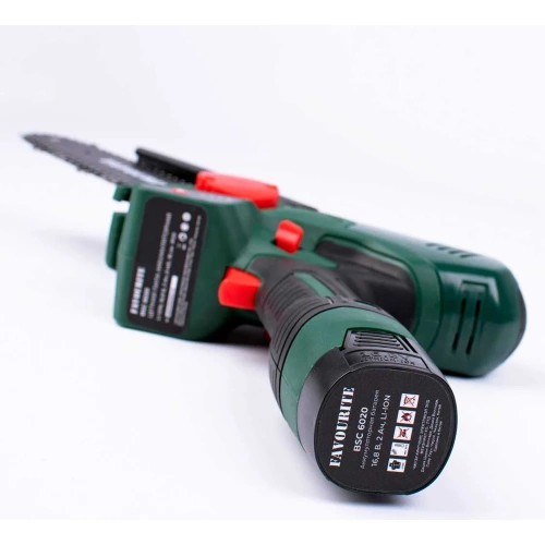 Аккумуляторная цепная пила FAVOURITE BSC 6020 16.8 В, 2 Ач 160001620 фото 6