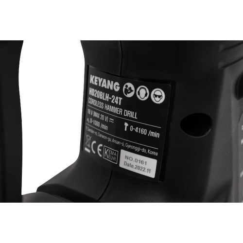 Аккумуляторный перфоратор KEYANG HD20BLH-24T фото 8 Аккумуляторный перфоратор KEYANG HD20BLH-24T фото 8