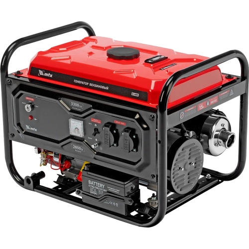 Генератор бензиновый MTX RS-4000E, 3,3 кВт, 230В, электростартер 946125 фото 9