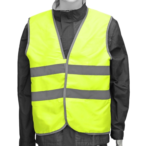 Жилет сигнальный, желтый, размер XXL Сибртех фото 3