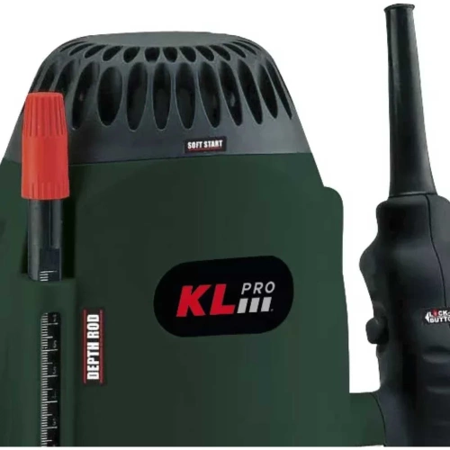 Профессиональная фрезерная машина KLPRO сеть, 1800Вт, 9000-23000об/мин, 6-8-12мм 20226 KLEF1205 фото 3