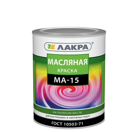 Краска масляная Лакра МА-15 белая 0,9 кг