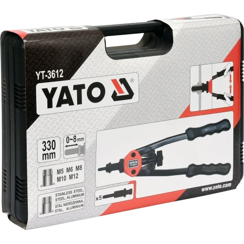 Заклеп. для резьбовых заклепок YATO М5-М12 YT-3612 39493612 092 1 фото 4