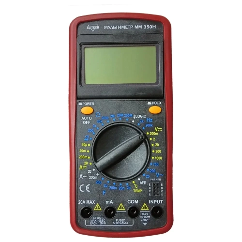 Мультиметр Elitech ММ 350Н 204883 фото 3 Мультиметр Elitech ММ 350Н 204883 фото 3
