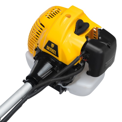 Триммер бензиновый DT-43E, 43 см3, неразъемная штанга, электростартер, состоит из 2 частей Denzel фото 5