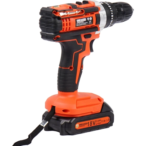 Щеточный ударный шуруповерт KINGQUEEN 18В KQ-101k фото 4