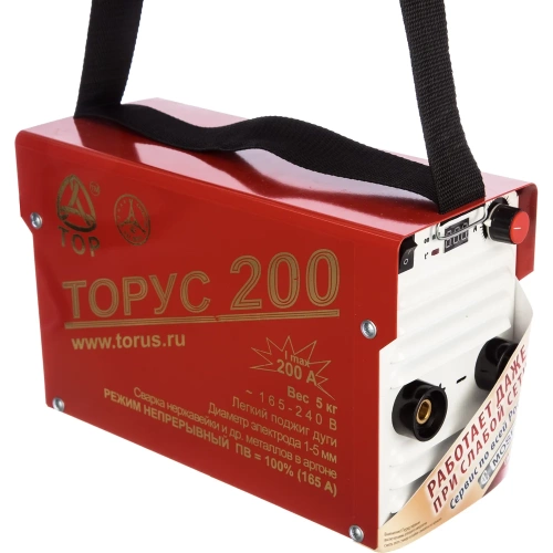 Сварочный аппарат с комплектом проводов Торус 200 фото 3 Сварочный аппарат с комплектом проводов Торус 200 фото 3