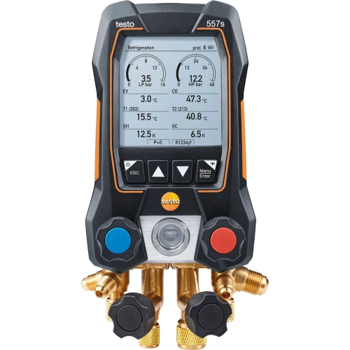 Цифровой манометрический коллектор Testo 557s комплект 1 в кейсе к0000037382 фото 8