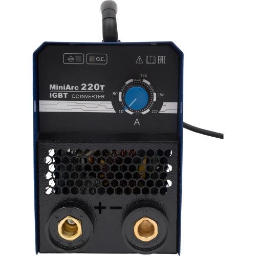 Инверторный сварочный аппарат (220 А; 2+1.5 м; ПВ 60%) Richip MiniArc 220T фото 3 Инверторный сварочный аппарат (220 А; 2+1.5 м; ПВ 60%) Richip MiniArc 220T фото 3