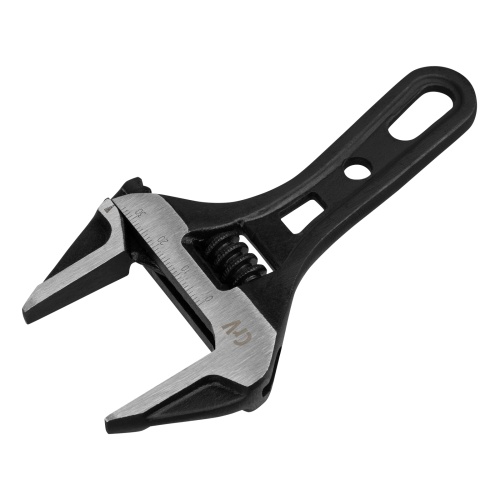 Ключ разводной 135 мм, CrV, кованый, укороченная рукоятка Denzel фото 2