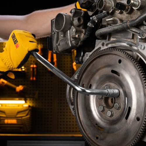 Вороток Г-образный, 375*100 мм, квадрат 1/2", CrV, матовый хром Denzel фото 9 Вороток Г-образный, 375*100 мм, квадрат 1/2", CrV, матовый хром Denzel фото 9