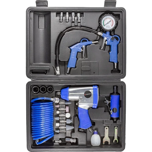 Набор пневматических инструментов Forsage с аксессуарами F-RP7811-15(50350) F-RP7811-15 /RP7313, ST-5540/(50350) фото 9 Набор пневматических инструментов Forsage с аксессуарами F-RP7811-15(50350) F-RP7811-15 /RP7313, ST-5540/(50350) фото 9