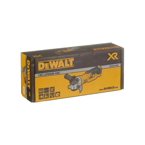 Угловая аккумуляторная шлифмашина Dewalt DCG412N-XJ фото 9