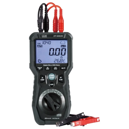 Тестер сопротивления, измеритель длины кабеля СЕМ DT-6502H 685972