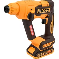 Аккумуляторный перфоратор INGCO SUPER 20В BL 1.8Дж, 1хАКБ 2Ач и ЗУ CRHLI201881