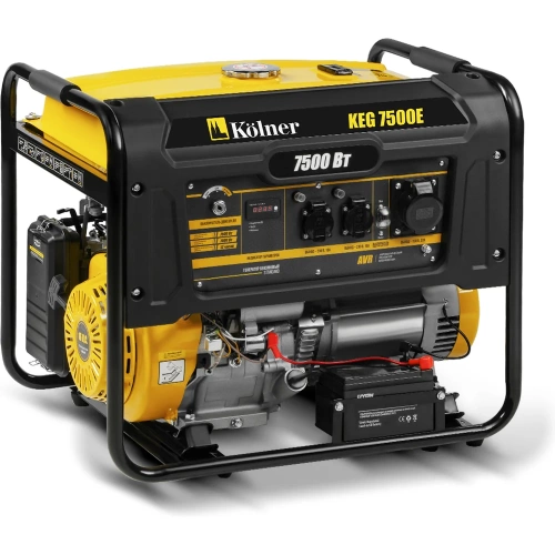 Генератор бензиновый Kolner 7.5 кВт, 230В, 50Гц, KEG 7500E 8040200246