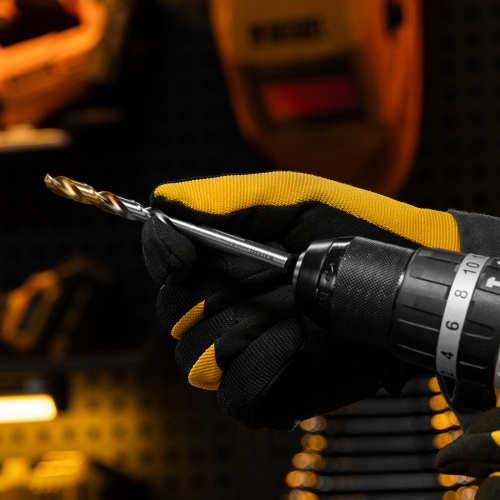 Сверло спиральное по металлу 8,5 x 117 мм, Р6М5, Golden Tip  Denzel фото 8