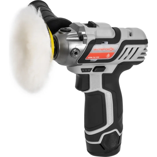 Аккумуляторная полировальная машина Интерскол АПМ-76/12Э АПИ-Т без аккум. и ЗУ, набор 7 предметов 806.0.0.70 Аккумуляторная полировальная машина Интерскол АПМ-76/12Э АПИ-Т без аккум. и ЗУ, набор 7 предметов 806.0.0.70