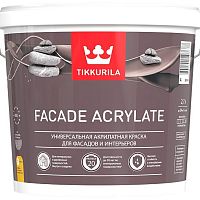 Краска фасадная Tikkurila Facade Acrylate белая 2,7 л
