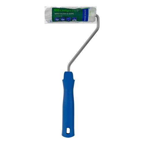 Мини-валик в сборе "Водные краски", 110 мм, ворс 12 мм, D 16 мм, D ручки 6 мм, полиэстер Сибртех фото 6 Мини-валик в сборе "Водные краски", 110 мм, ворс 12 мм, D 16 мм, D ручки 6 мм, полиэстер Сибртех фото 6