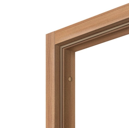 Брус дверной телескопический коробочный экошпон Olovi Дуб золотистый с уплотнителем без фурнитуры без притвора 2050х70х28 мм фото 3