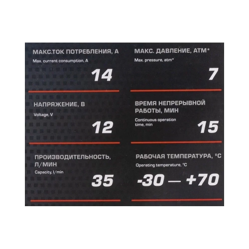 Компрессор поршневой автомобильный Forcekraft 14A 12V FK-582(30185) фото 8