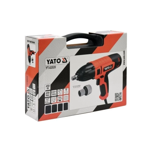 Электрический ударный гайковерт YATO 1/2" 450Вт/450Нм YT-82020 фото 5 Электрический ударный гайковерт YATO 1/2" 450Вт/450Нм YT-82020 фото 5
