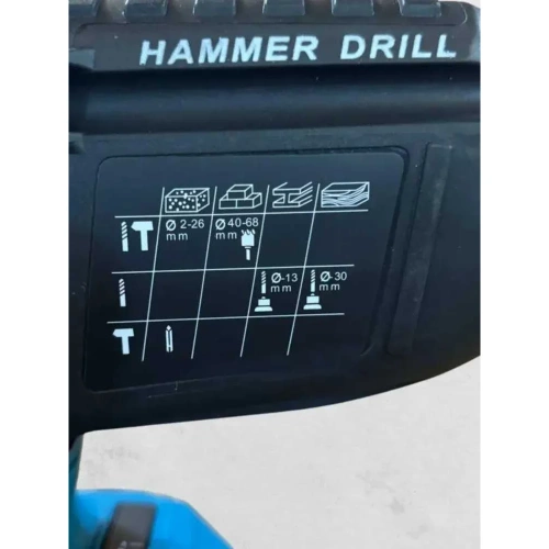 Бесщеточный аккумуляторный перфоратор Gruwatt DBL01 фото 5