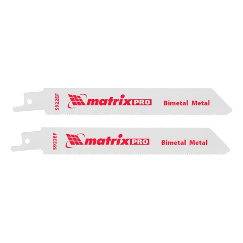 Полотна по металлу для сабельной пилы S922EF 125/1.4 мм, Bimetal, 2 шт, Pro Matrix
