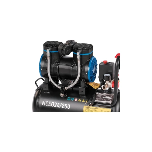 Компрессор безмасляный NORDBERG 220В, ресив. 24л, 250 л/мин NCEO24/250 фото 7