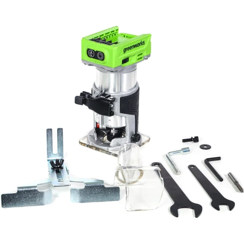 Аккумуляторный фрезер Greenworks 24V, бесщеточный, без АКБ и ЗУ 3502507 фото 3